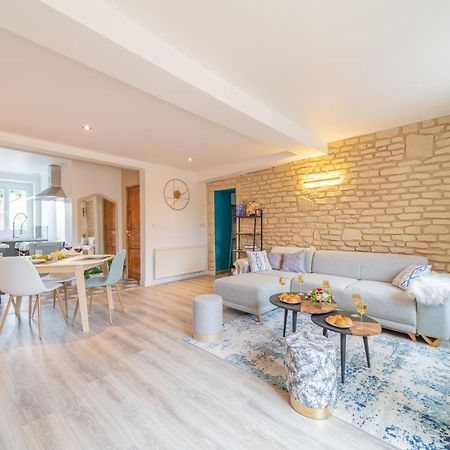 Cote Cour, 3 Chambres, Terrasses, Jardin Prive Avec Terrain De Petanque, Cave Voutee Corgoloin Eksteriør bilde
