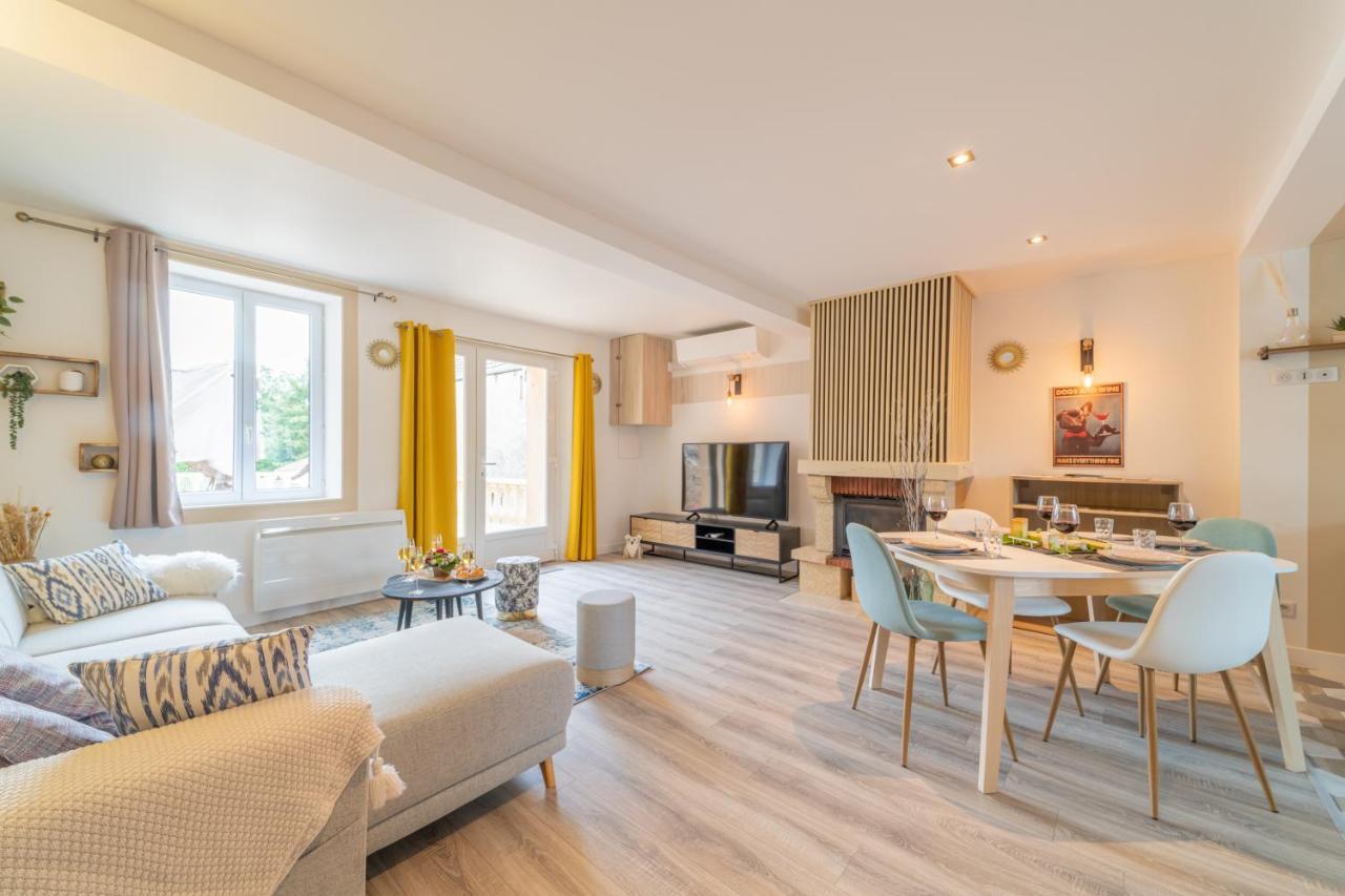 Cote Cour, 3 Chambres, Terrasses, Jardin Prive Avec Terrain De Petanque, Cave Voutee Corgoloin Eksteriør bilde